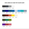 tank top color chart - Snoopy UK Store